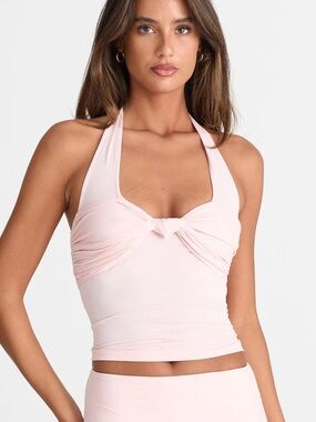 Sasha therese pink halter top